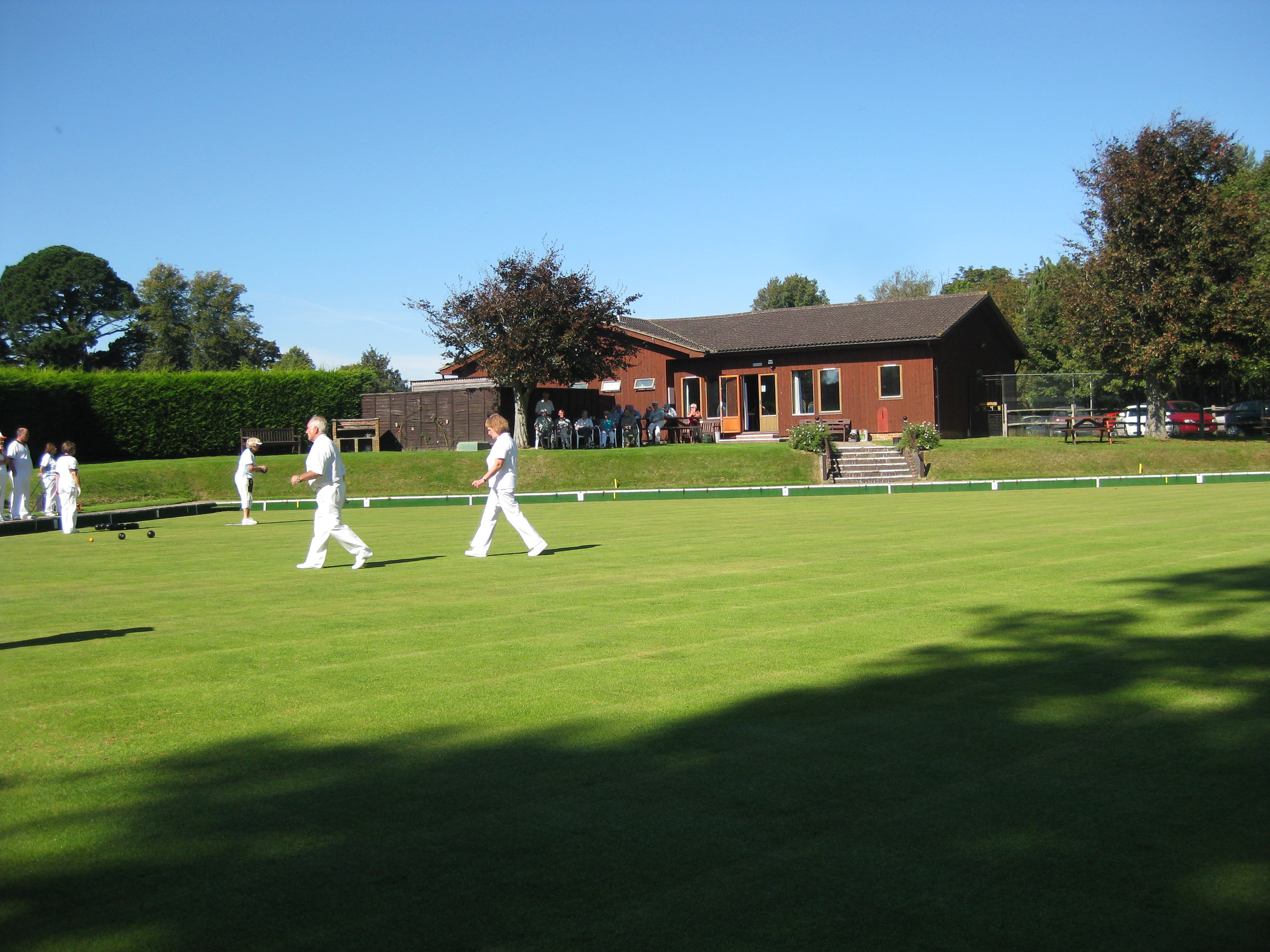 Bowls Game being played at BuxtedPark